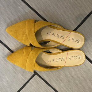 Sole Society Yellow Flats